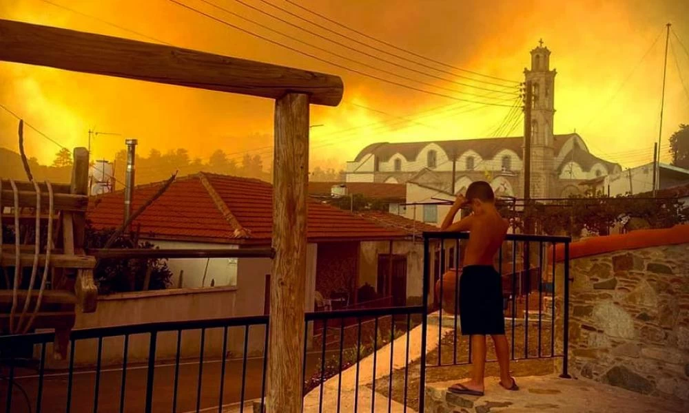 Κύπρος: Τρίτη φωτιά μέσα σε τρία 24ωρα στην επαρχία Λευκωσίας
